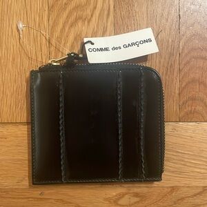 Comme Des Garçons half zip wallet